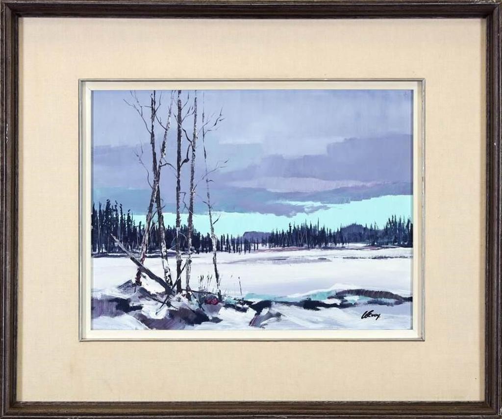 Arthur Evoy (1924-2003) - Untitled, Frozen Lake