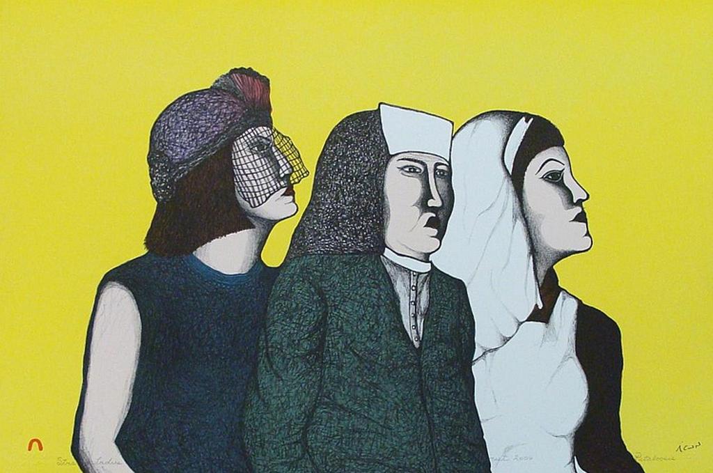 Pitaloosie Saila (1942-2021) - Cape Dorset Strange Ladies