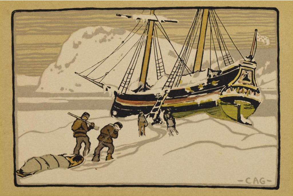 Clarence Alphonse Gagnon (1881-1942) - Returning To The Ship