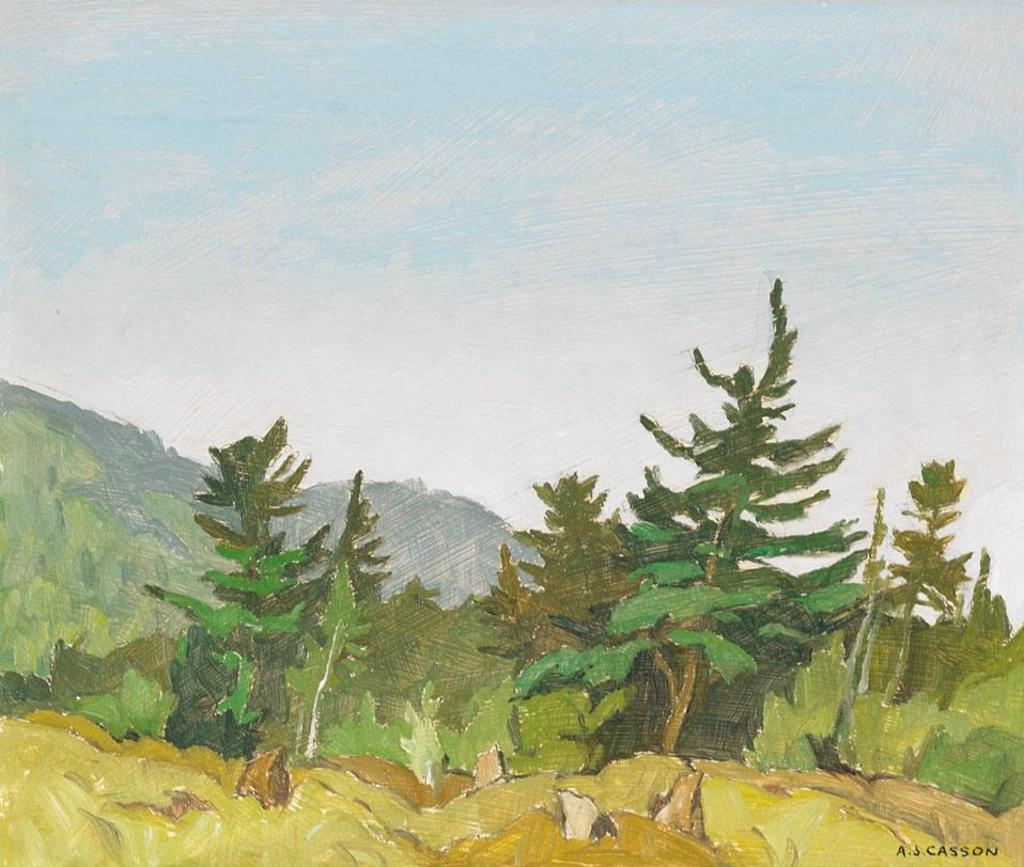 Alfred Joseph (A.J.) Casson (1898-1992) - Woodland, Combermere, 1968