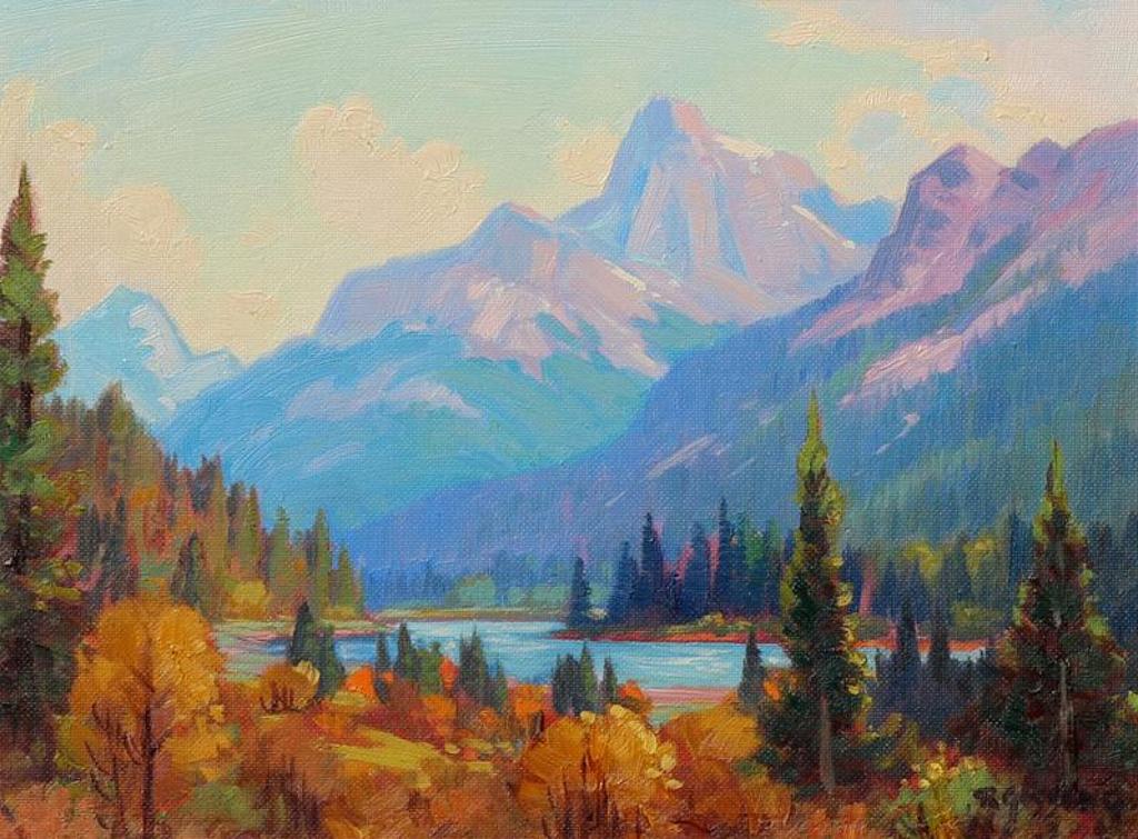 Roland Gissing (1895-1967) - Mountain And River Landscape