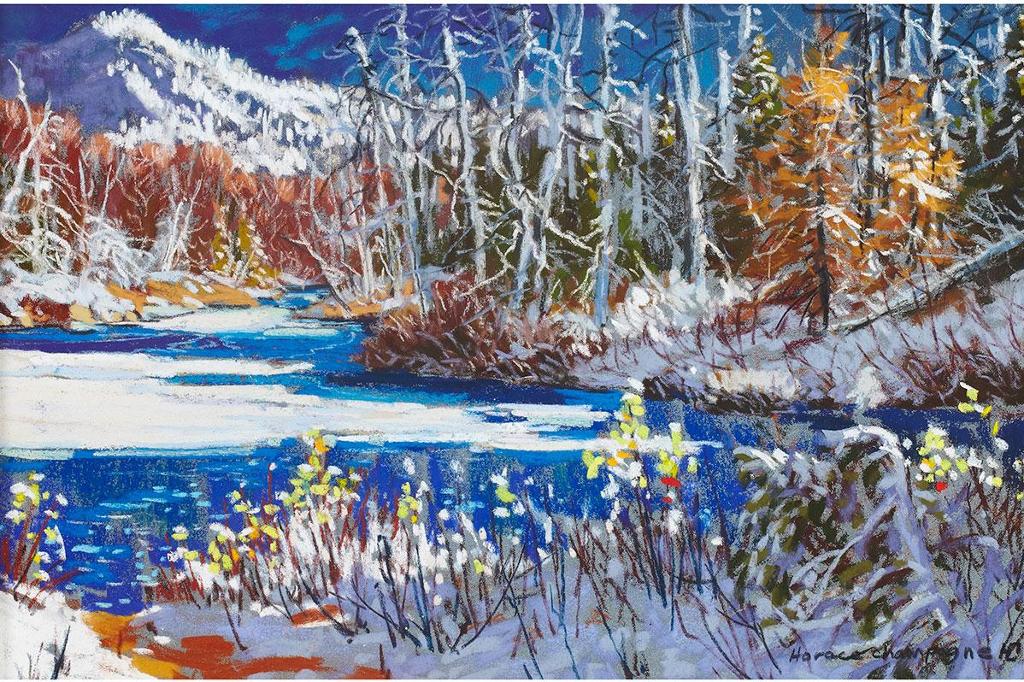 Horace Champagne (1937) - Early Wet Sticky Snow In October, Park (Sic) Des Laurentides