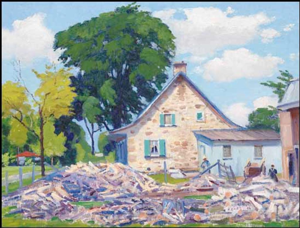 Robert Wakeham Pilot (1898-1967) - Old House on the Outskirts of Terrebonne