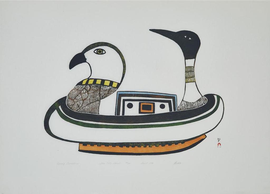 Pudlo Pudlat (1916-1992) - Spring Travellers
