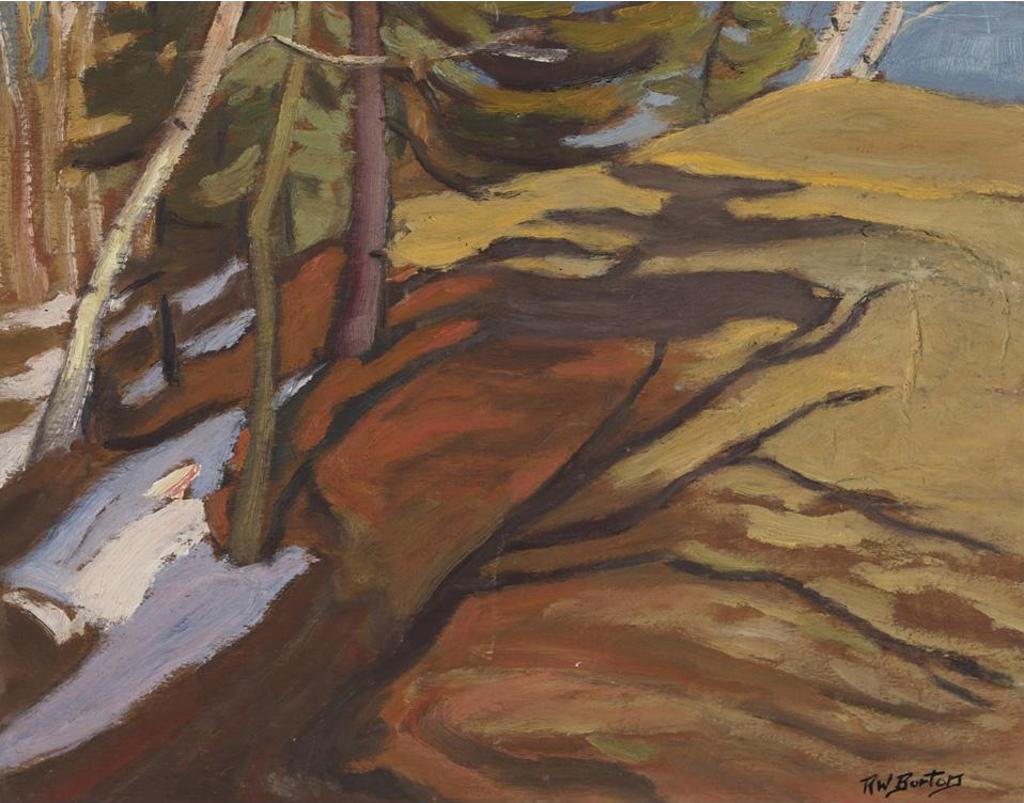 Ralph Wallace Burton (1905-1983) - Hillside Near Chapeau, Que., 1959
