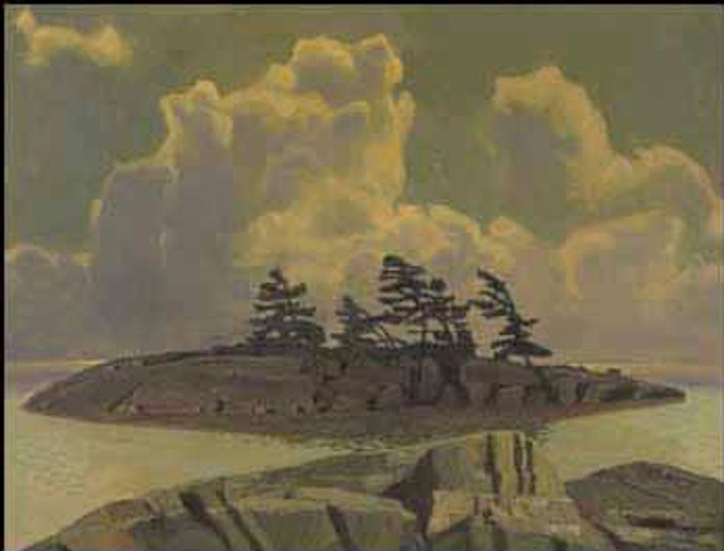 Charles Fraser Comfort (1900-1994) - As the Fog Lifted, Georgian Bay
