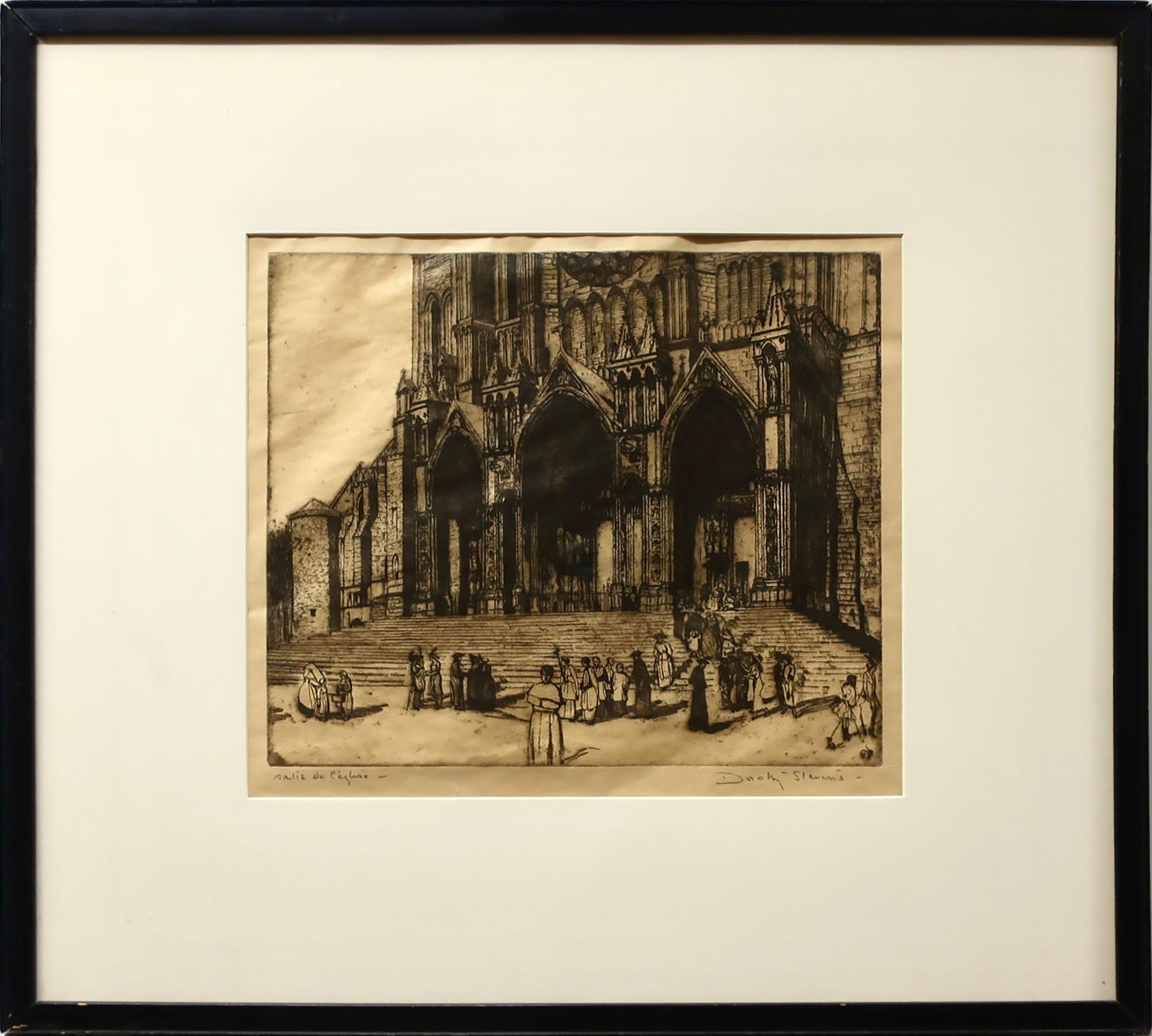 Dorothy Austin Stevens (1888-1966) - Sortie De L'église
