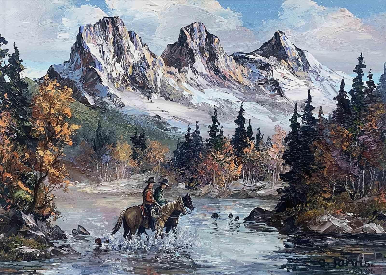 Georgia Jarvis (1944-1990) - Crossing The Bow; 1986