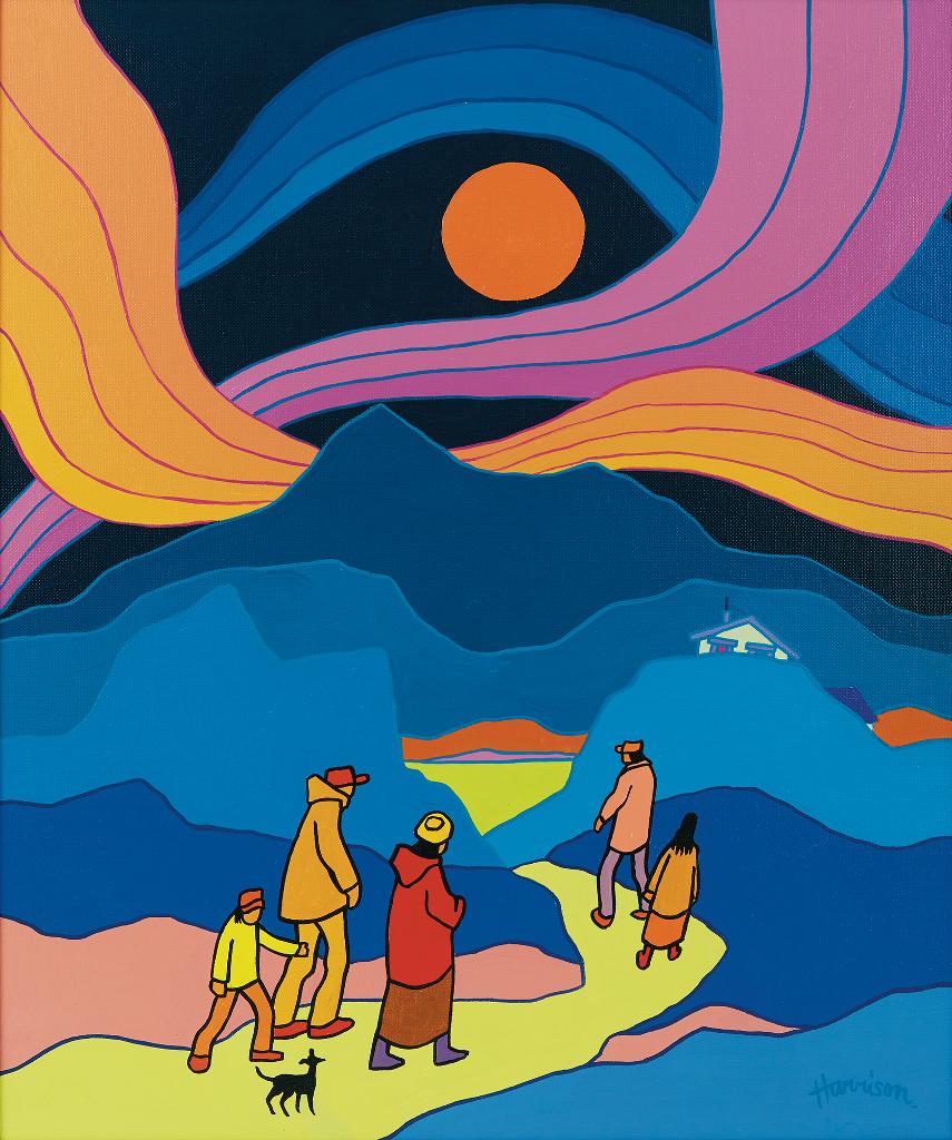 Ted Harrison (1926-2015) - Family Outing