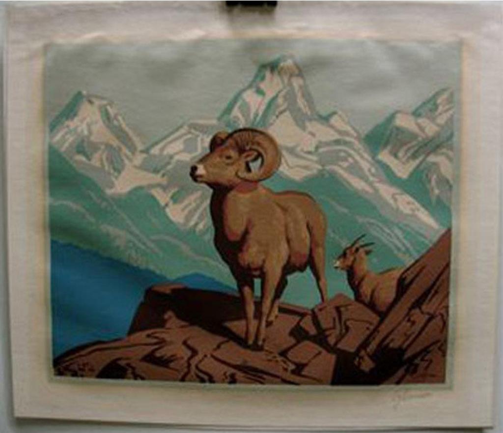 Alfred Joseph (A.J.) Casson (1898-1992) - Mountain Ram