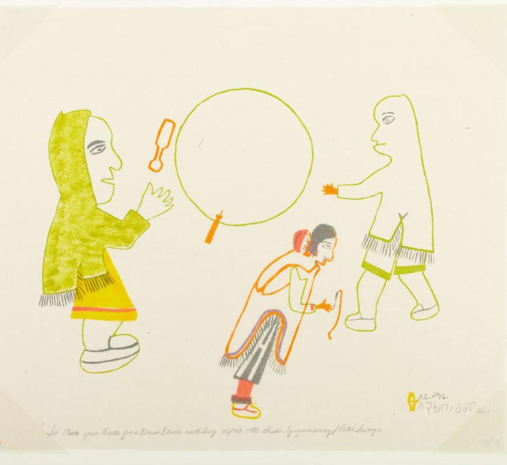 Bessie Iquginnaaq (1912-2009) - Set Aside Your Needle For A Drum Dance And Song