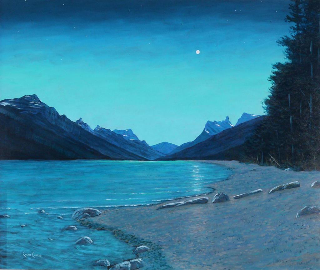 Chris MacClure (1943) - Waterton Moon