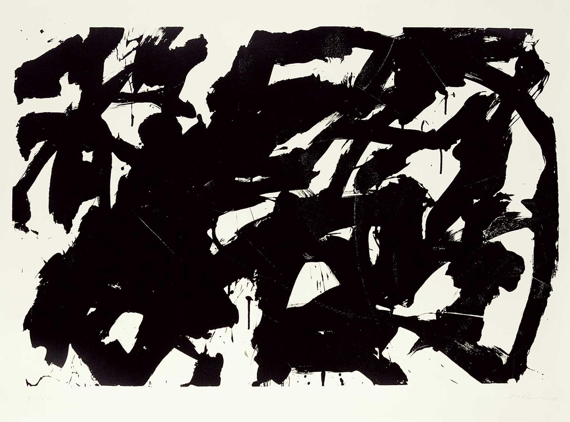 Guido Molinari (1933-2004) - Untitled - Black Grid #3/100