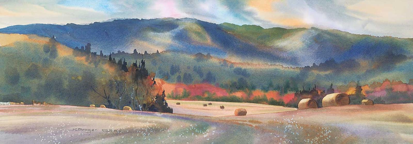 Jim C. Brager (1938) - Hay Meadow, Panorama