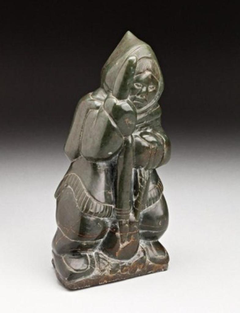 Simeonie Weetaluktuk (1921) - Hunter harpooning a seal