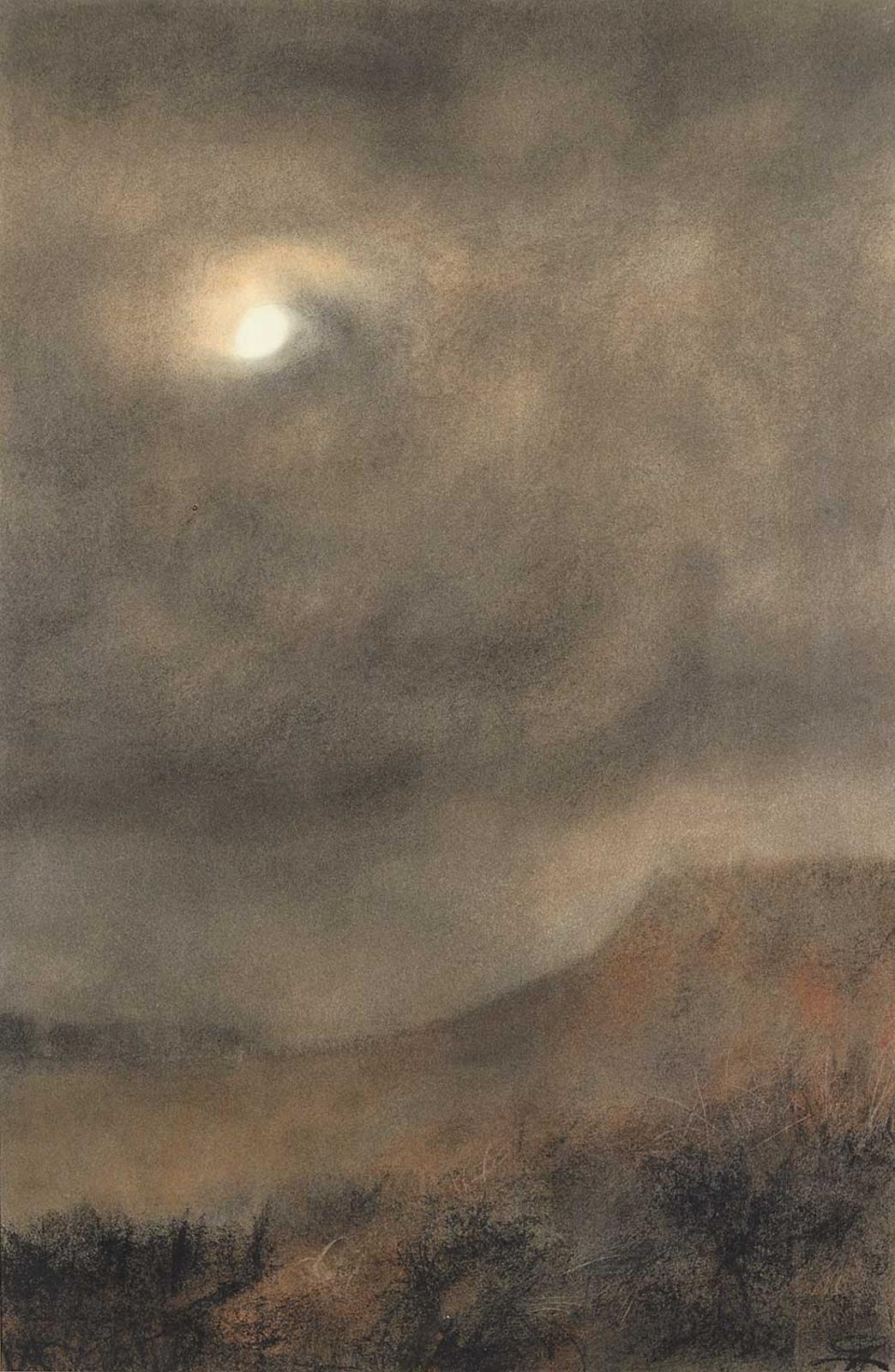 Ronald John (Gyo-Zo) Spickett (1926-2003) - October Moon