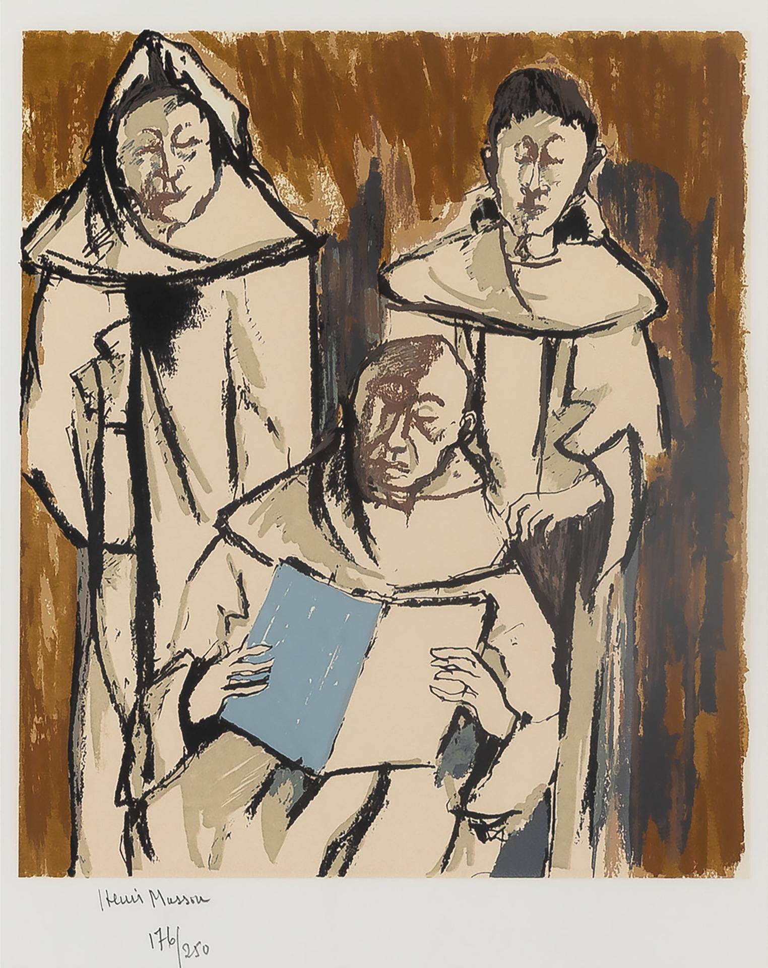 Henri Leopold Masson (1907-1996) - Monks