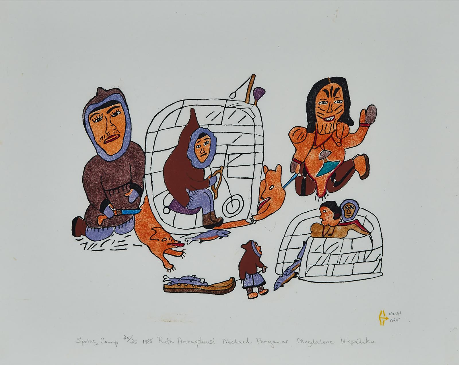 Ruth Annaqtuusi (Annuktoshe) Tulurialik (1934) - Spring Camp