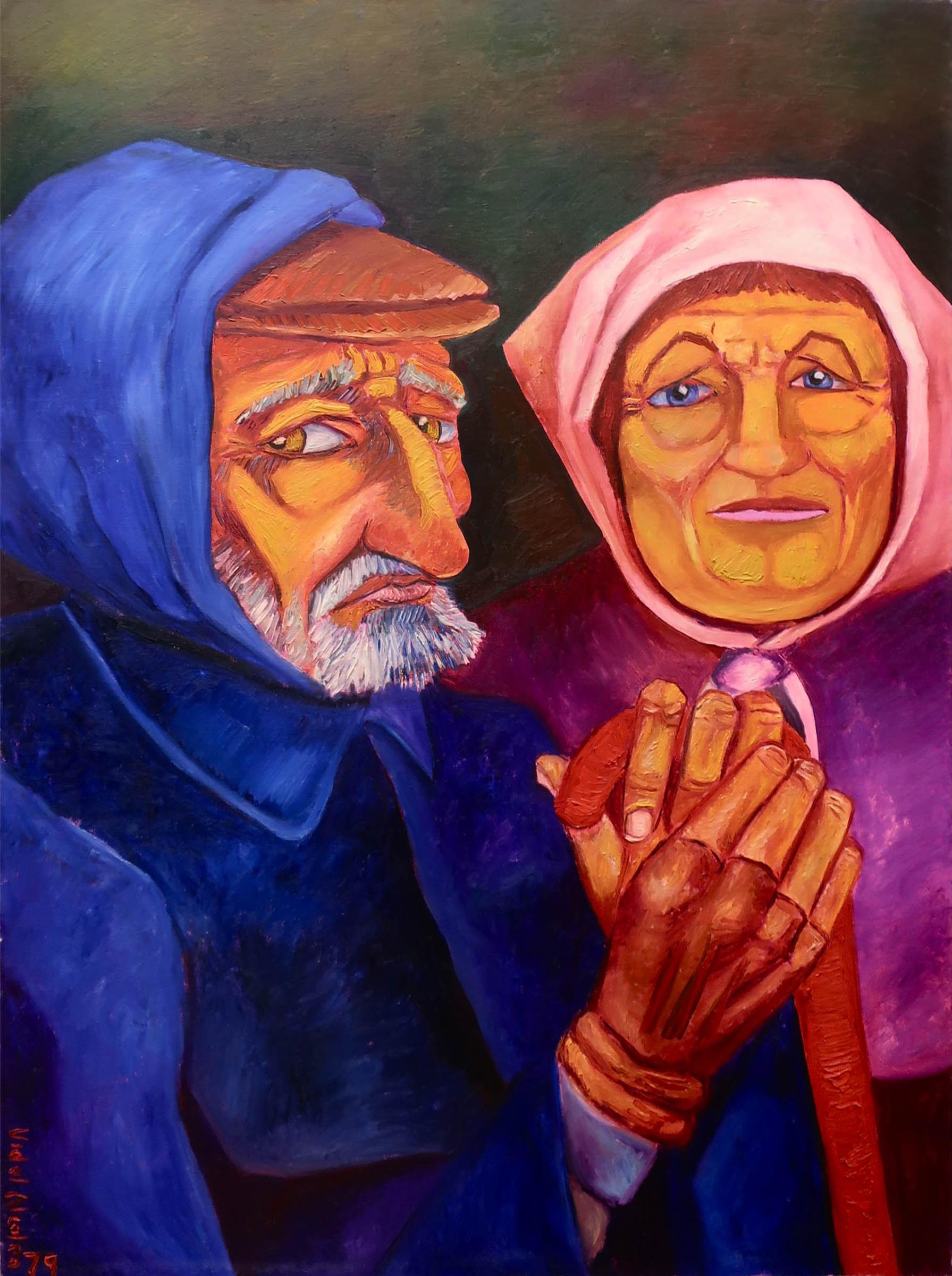 Vidal Alcolea (1956) - Untitled (Elderly Couple)
