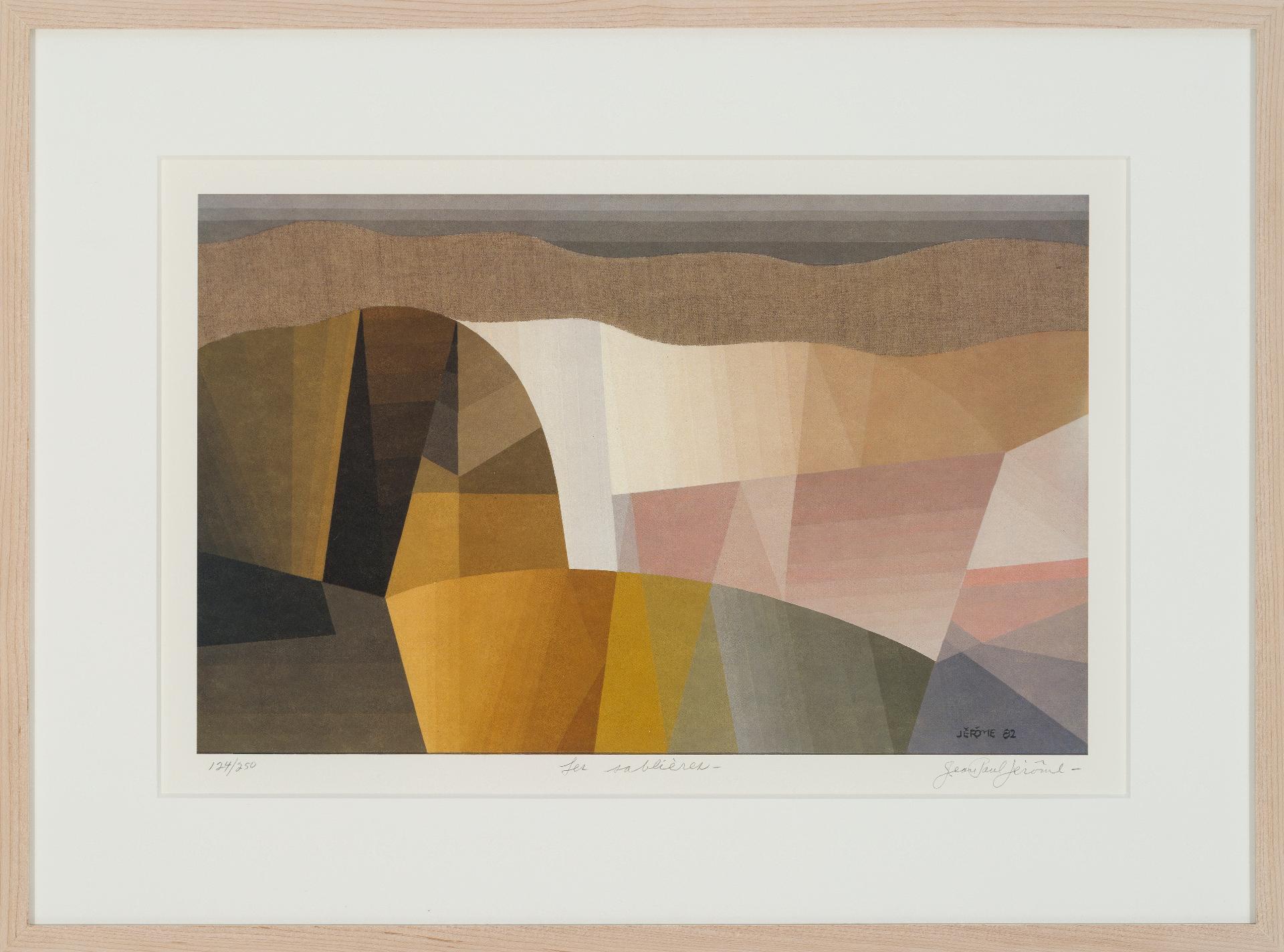 Jean-Paul Jérôme (1928-2004) - Les sablières, 1982