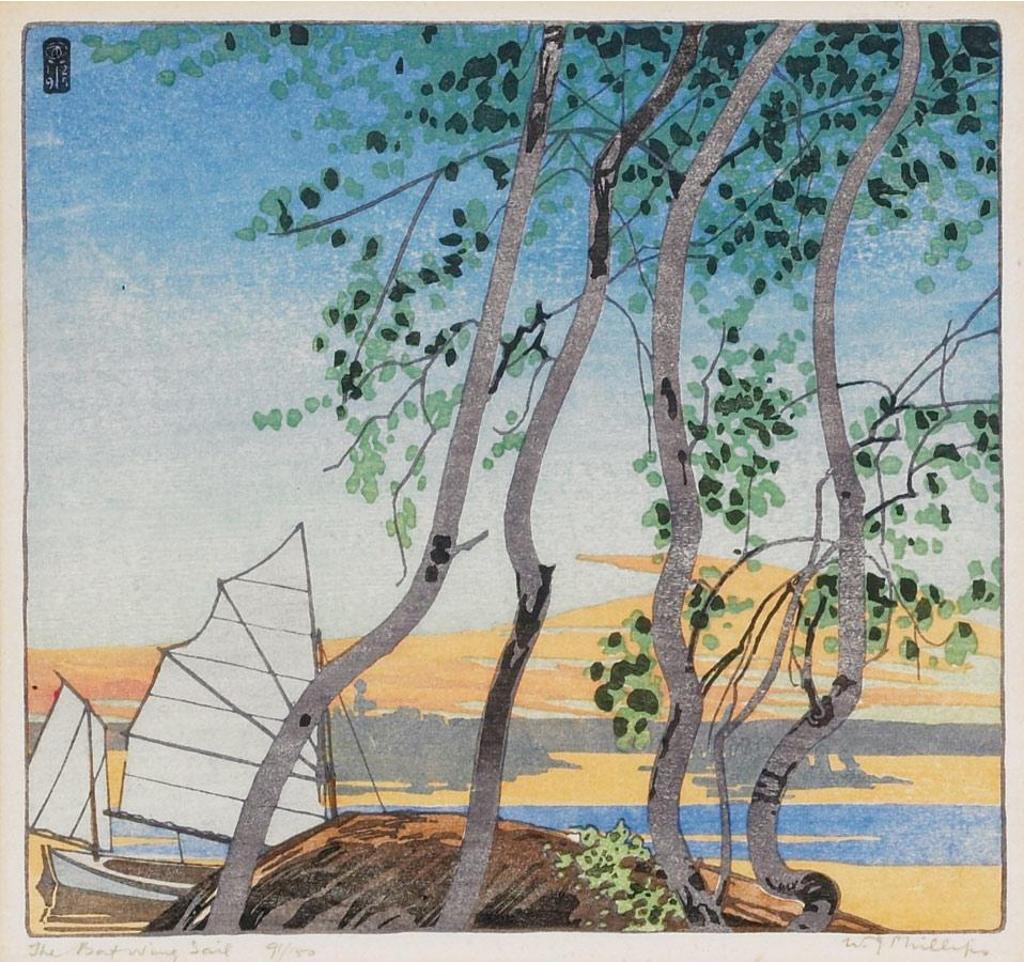 Walter Joseph (W.J.) Phillips (1884-1963) - The Batwing Sail, 1922