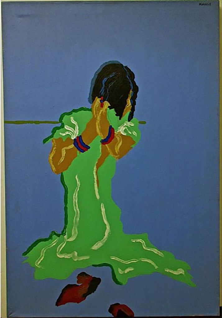 Clifford Maracle (1944-1996) - Untitled (Figure Praying)