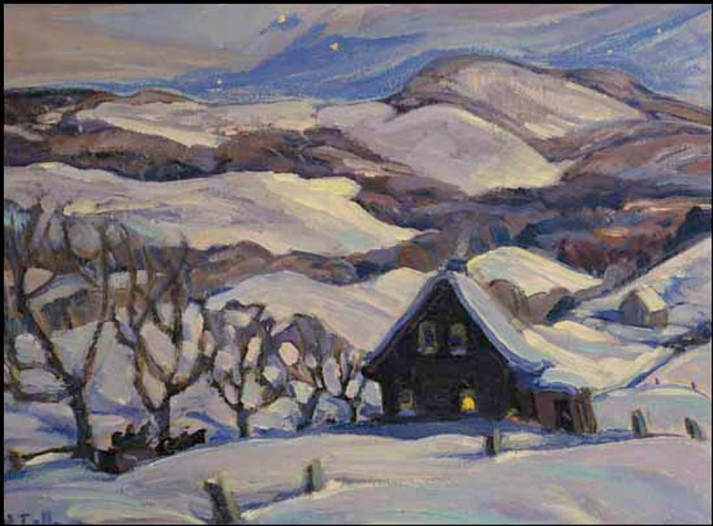 Nora Frances Elisabeth Collyer (1898-1979) - Road to Baker Pond, Eastern Townships