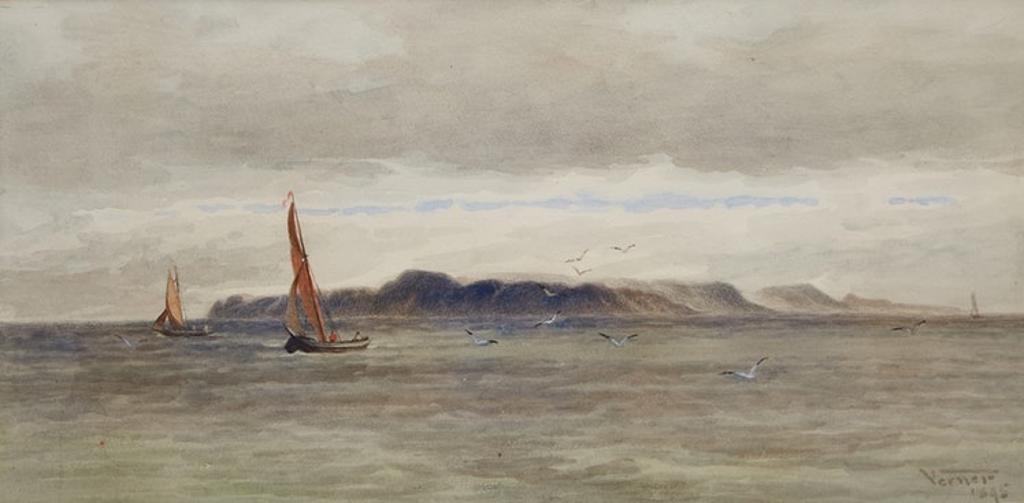 Frederick Arthur Verner (1836-1928) - Coastal Scene