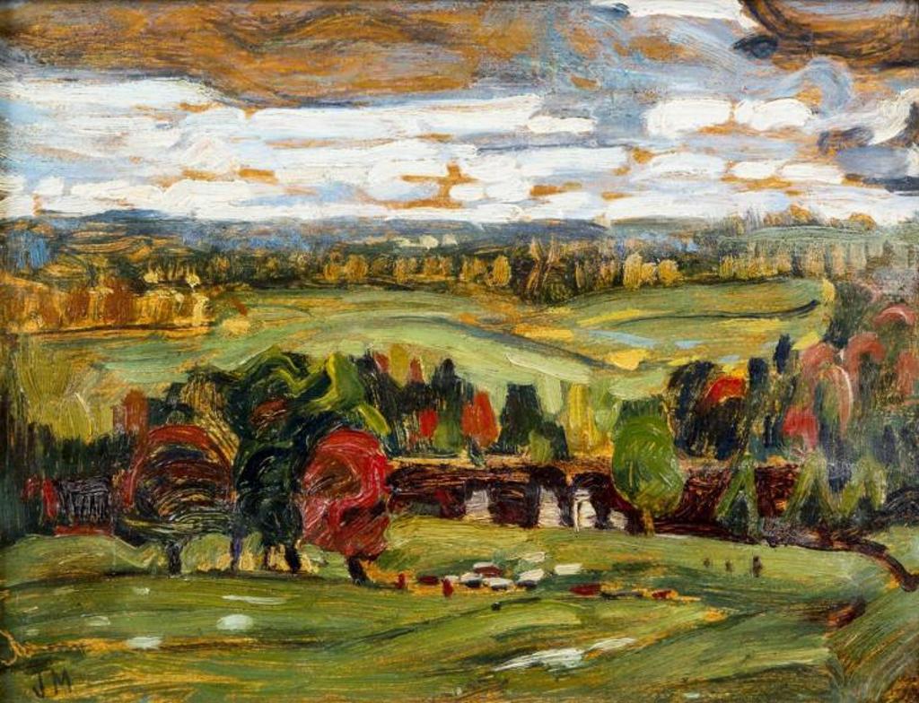 James Edward Hervey (J.E.H.) MacDonald (1873-1932) - Gull River from Moores Hill