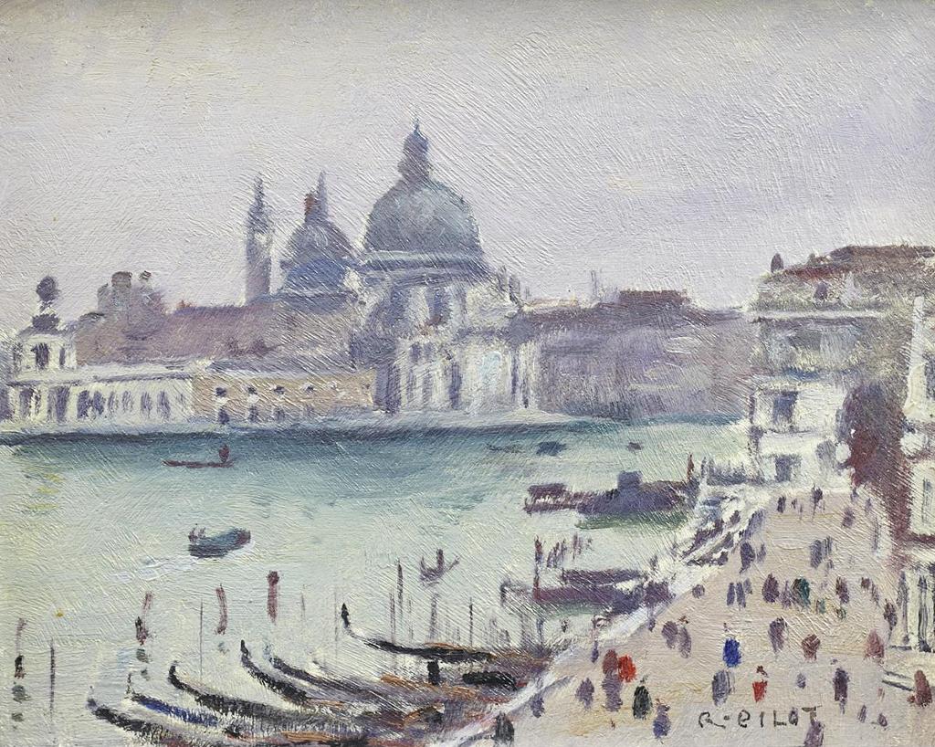Robert Wakeham Pilot (1898-1967) - Venice From The Danielli, 1957