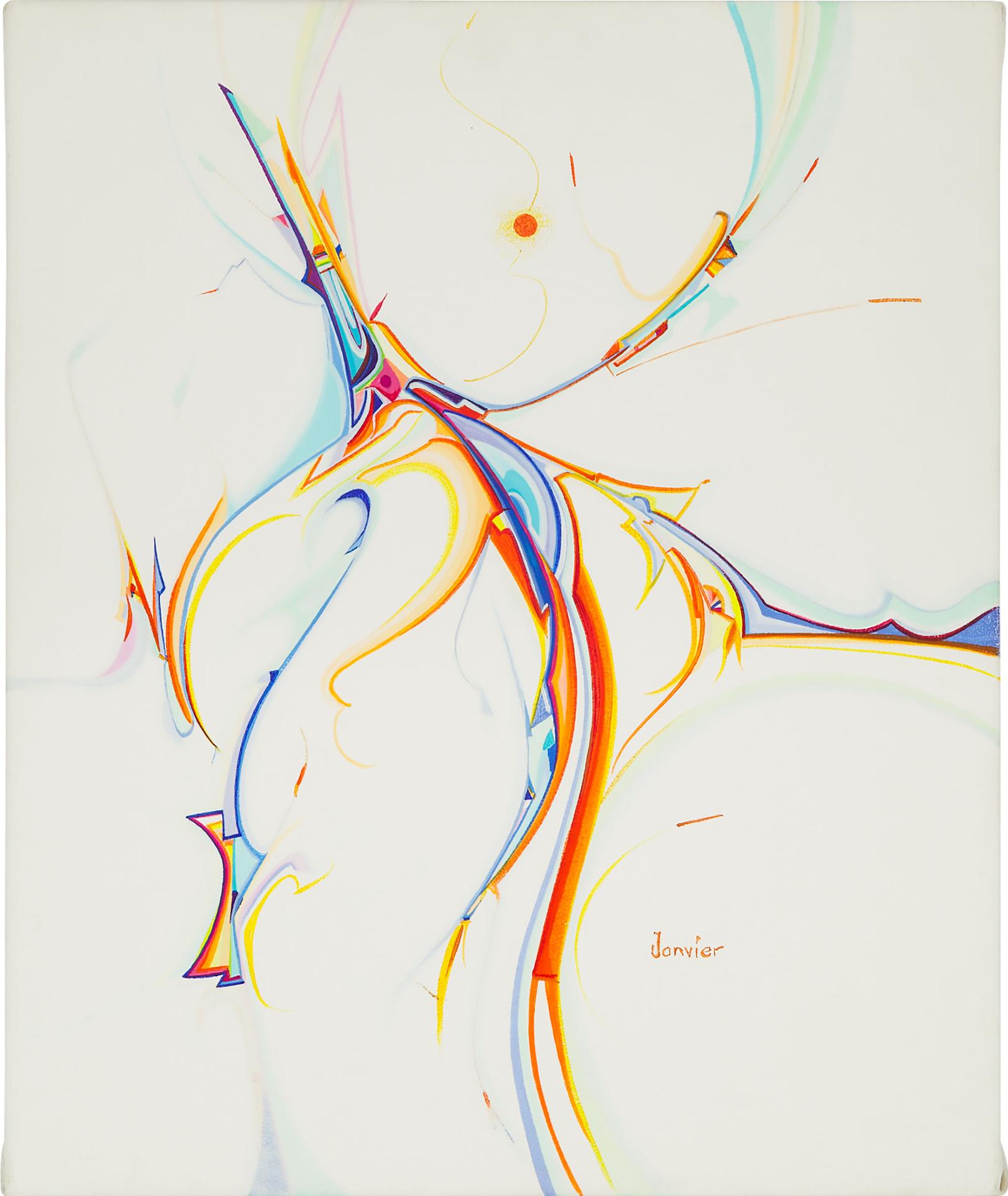 Alex Simeon Janvier (1935-2024) - Blazing August, 1983