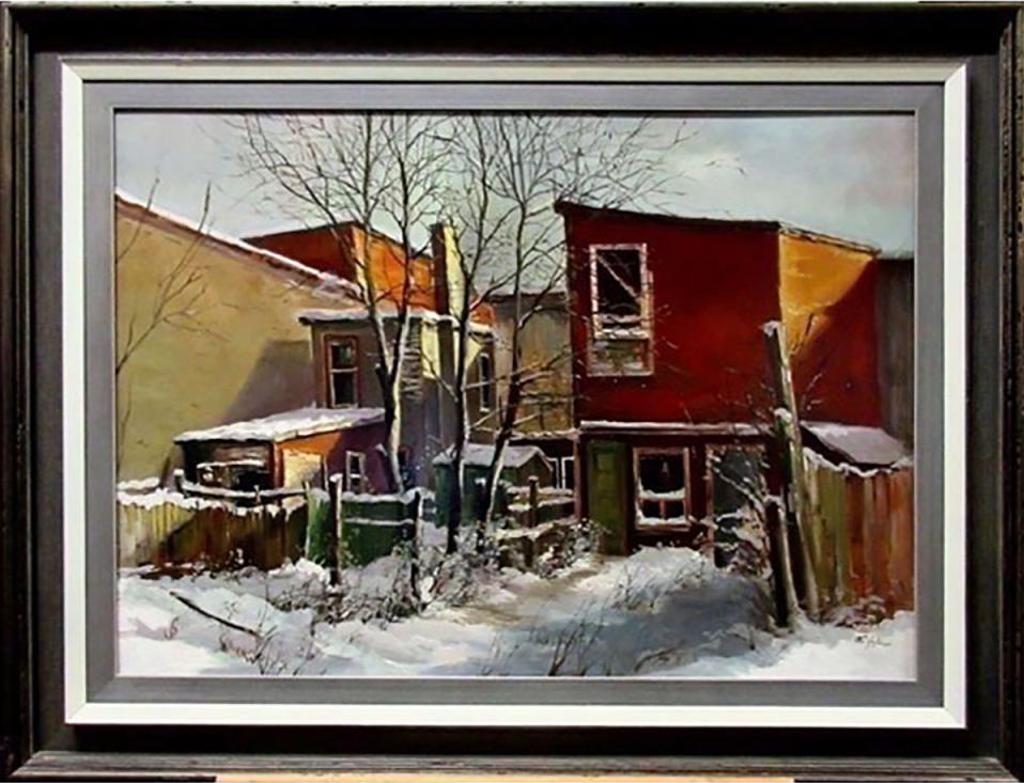 Arto Yuzbasiyan (1948) - Backyards, Queen Street East