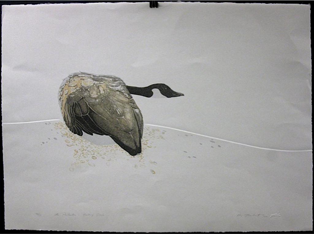 Roy Elwin Tomlinson (1928-2017) - The Protector - Nesting Goose