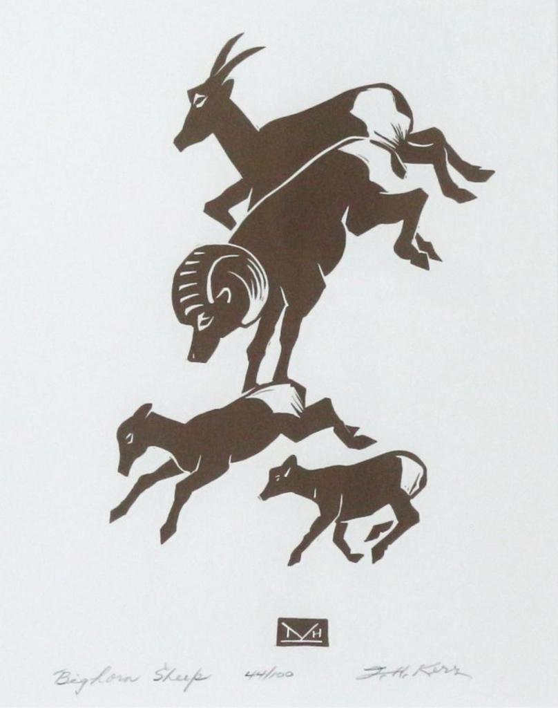 Illingworth Holey (Buck) Kerr (1905-1989) - Bighorn Sheep