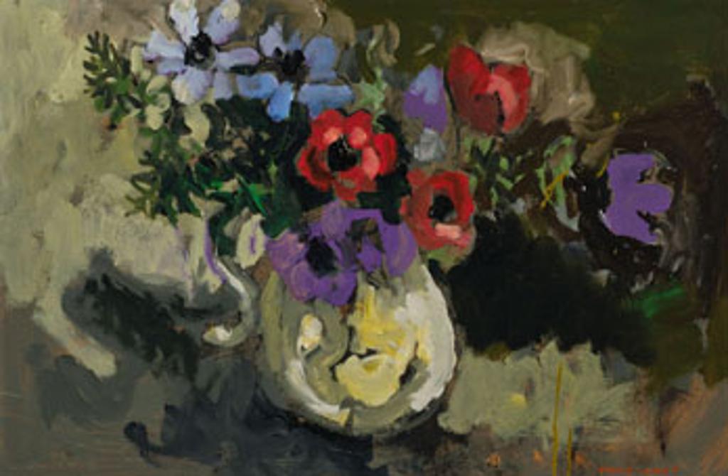 Molly Joan Lamb Bobak (1922-2014) - Anemones