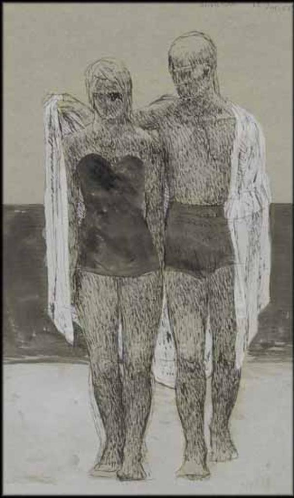 Alexander (Alex) Colville (1920-2013) - Study for After Swimming