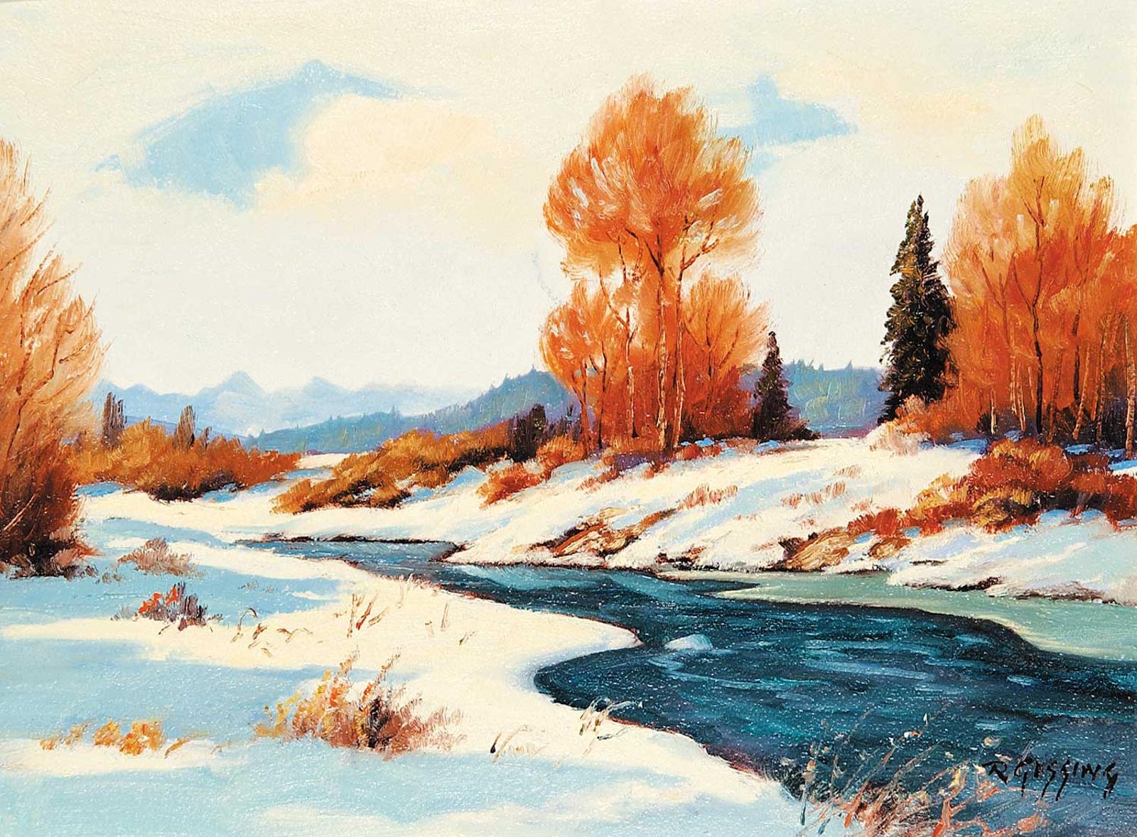 Roland Gissing (1895-1967) - On Willow Creek