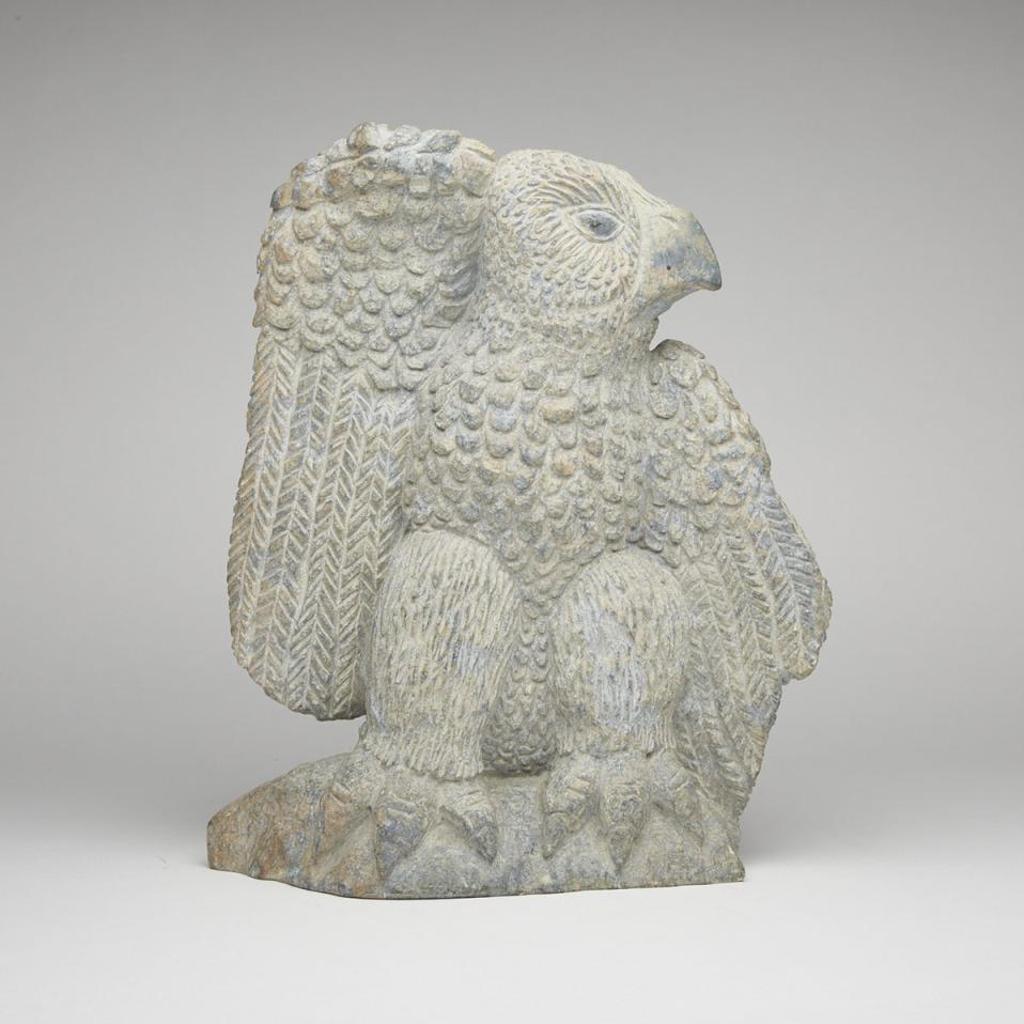 George Auksao (1963) - Hawk With One Raised Wing