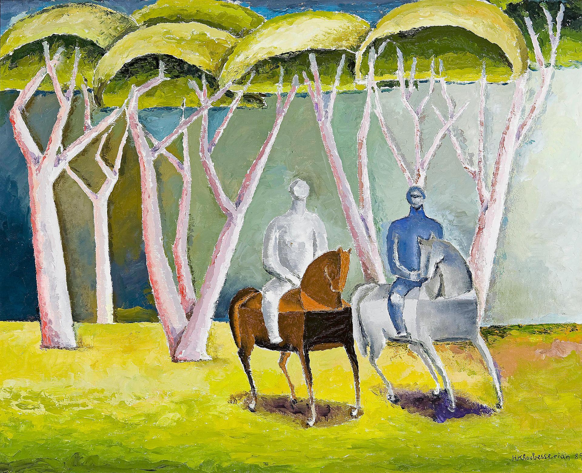 Hagop Khoubesserian (1931-2019) - Horsemen