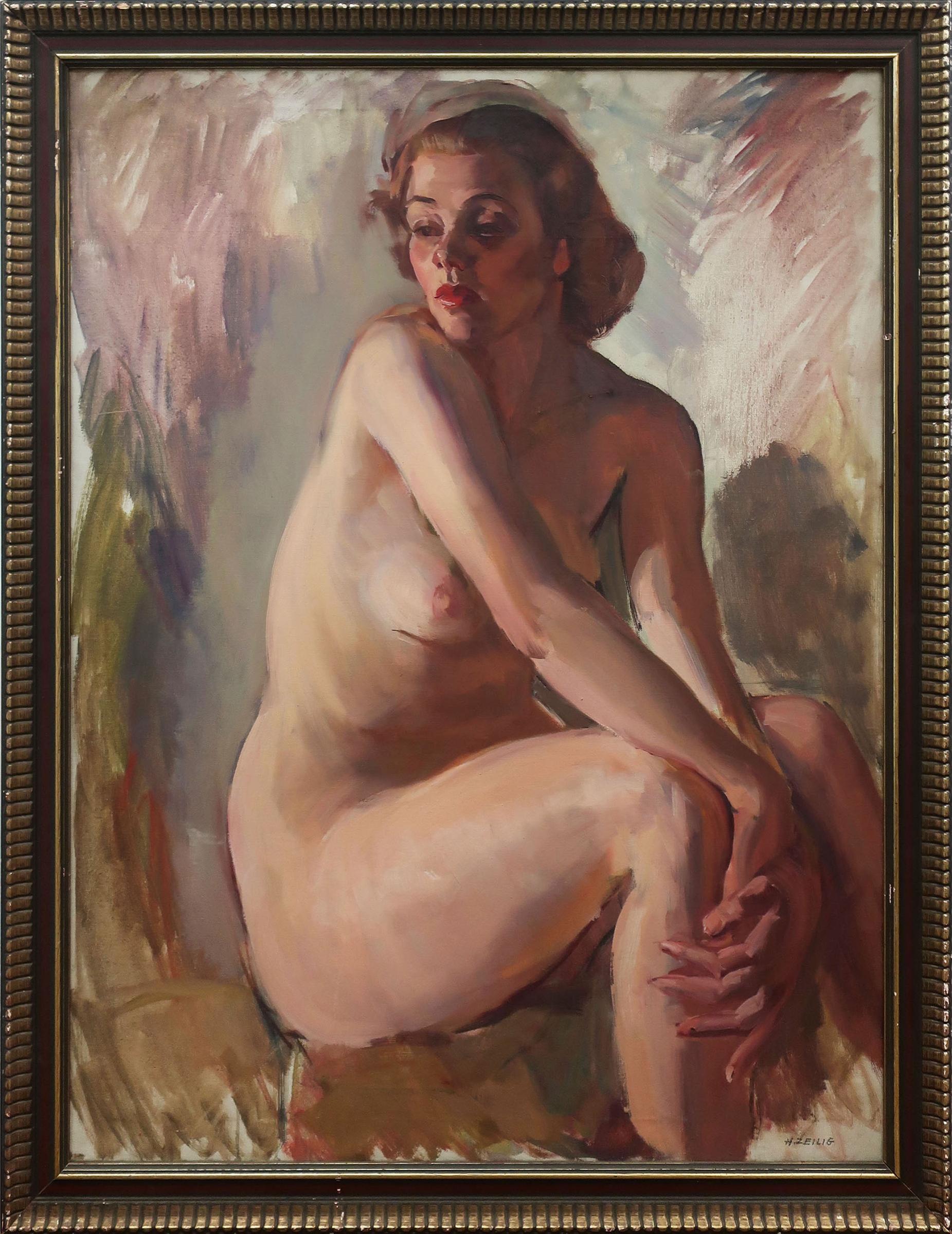 Harry Mayer Zeilig - Seated Nude