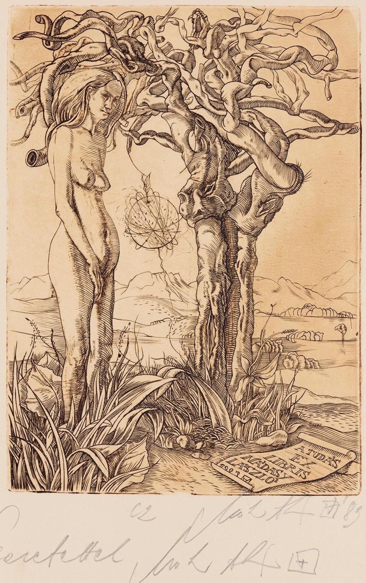 Arpad Muller (1961-2006) - Untitled - Eve with the Tree
