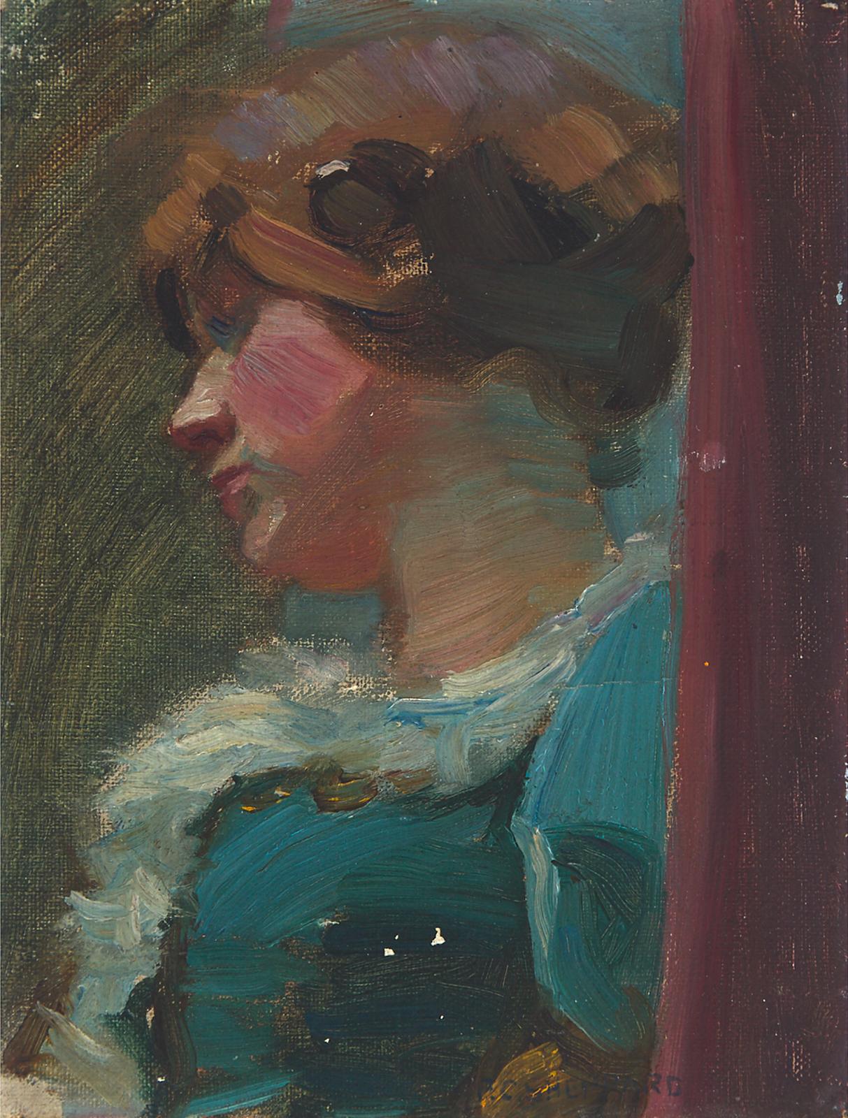 Peter Clapham (P.C.) Sheppard (1882-1965) - Costume Class Study, C. 1912-14