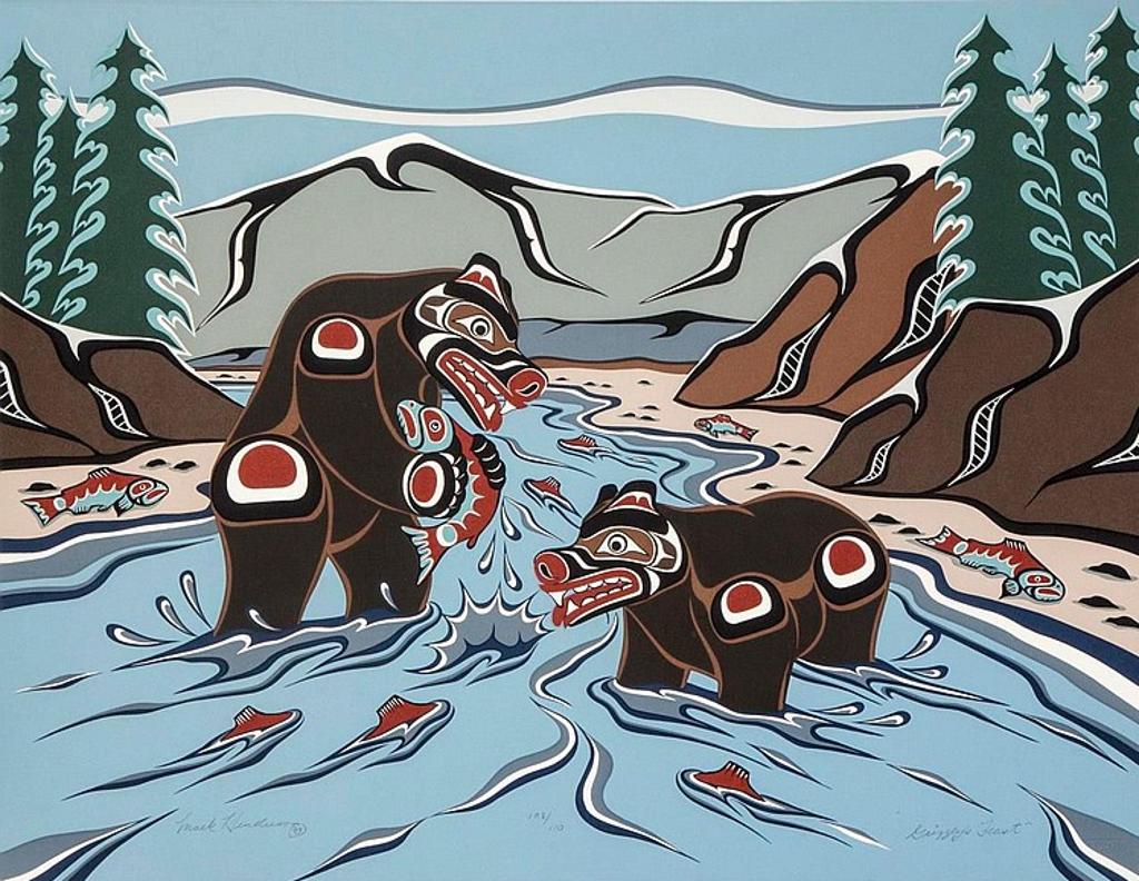 Mark Henderson (1953-2016) - Grizzly's Feast