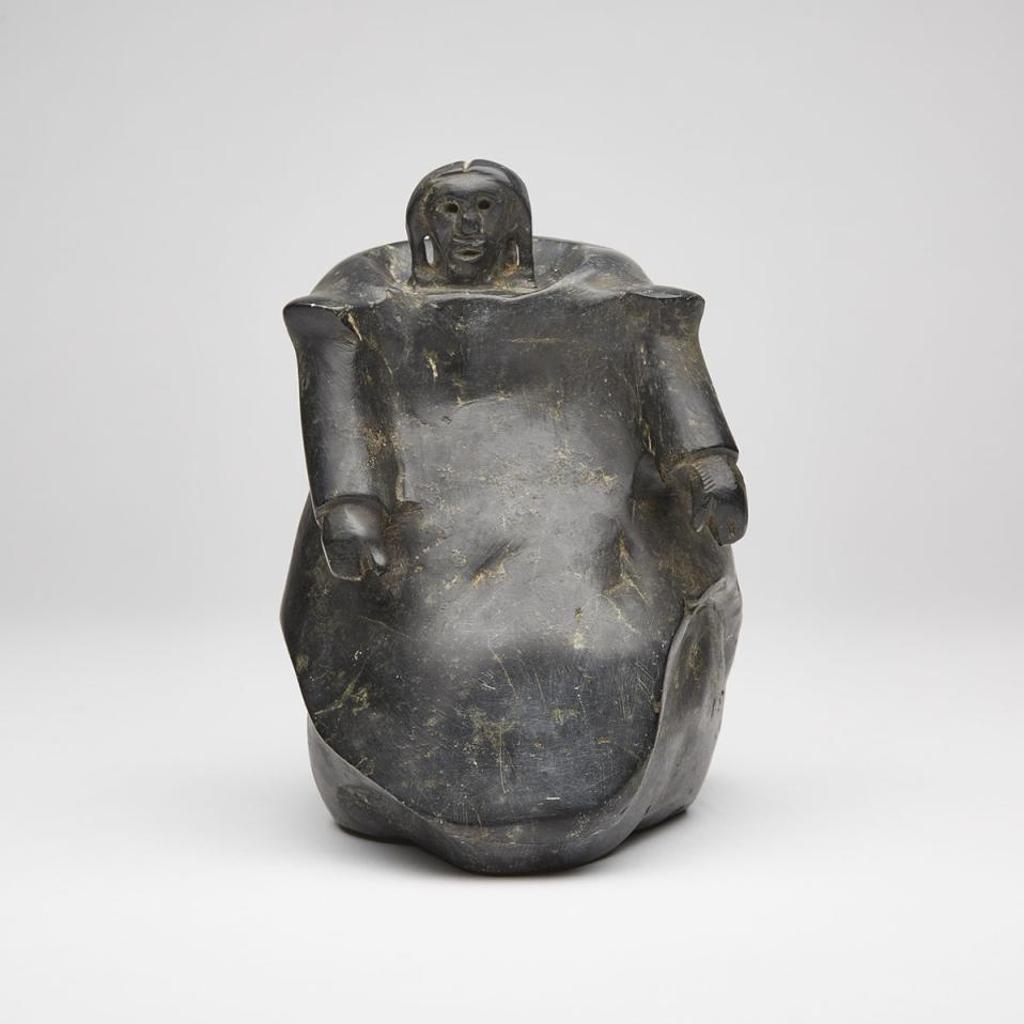 Tuna Iquliq (1935-2015) - Kneeling Woman With Billowing Amautiq