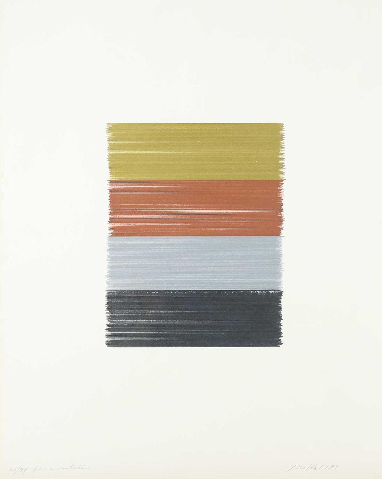 Peter Lobello (1935-2007) - Four Metallics #27/97