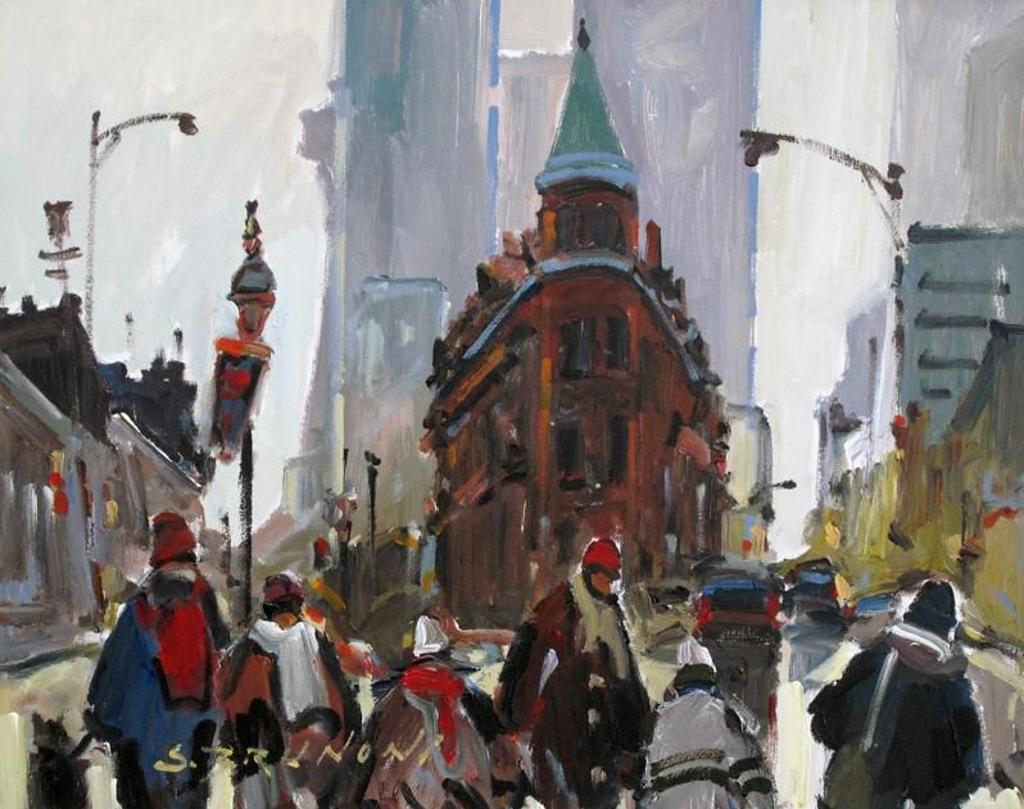 Serge Brunoni (1938-2020) - Flat Iron Building, Toronto