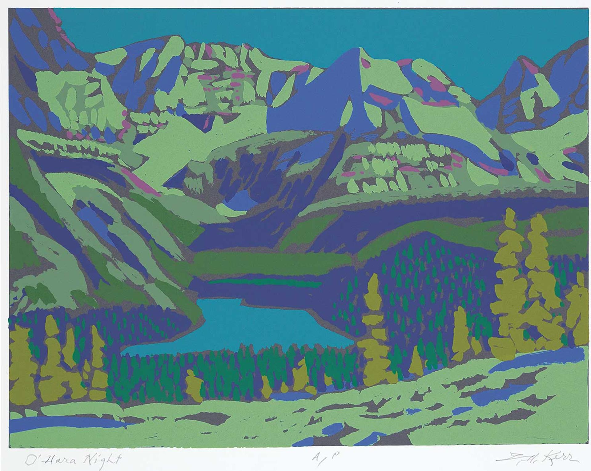 Illingworth Holey (Buck) Kerr (1905-1989) - O'Hara Night  #A/P