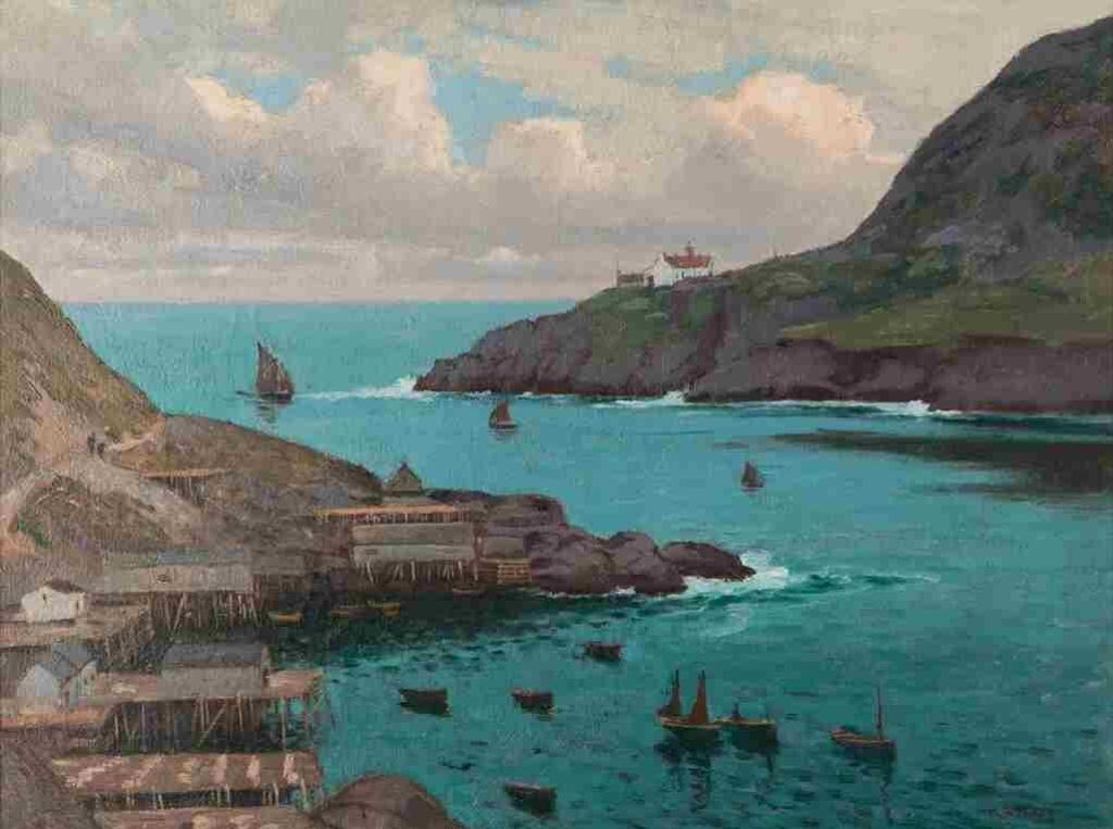 Robert Wakeham Pilot (1898-1967) - Arbour Scene, Newfoundland