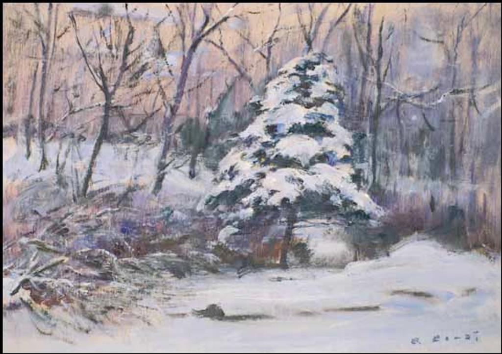 Robert Wakeham Pilot (1898-1967) - A Westmount Garden in Winter