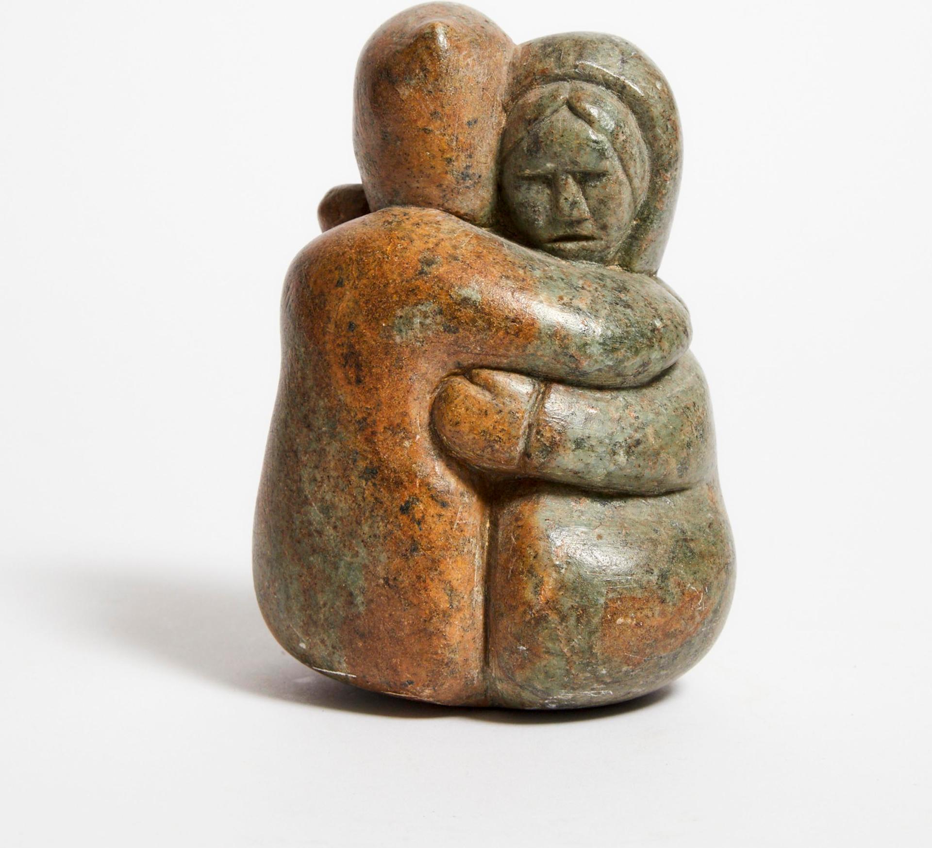 Abraham Apakark Anghik (1951) - Couple Embracing, 1997